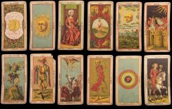 Grand Etteilla Tarot Deck. circa 1900. Meme Template