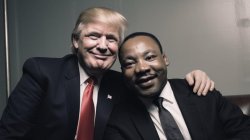 Trump and MLK Jr. Brothers from another mother Meme Template