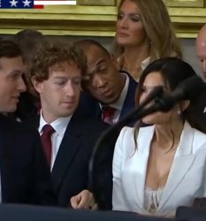 Mark Zuckerberg in Trump inauguration day Meme Template