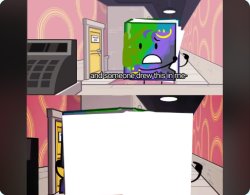 and someone drew this in me- Meme Template