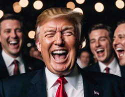 Laughing Trump & Friends Meme Template