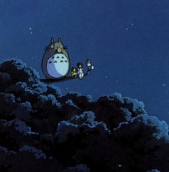 Totoro in a tree Meme Template