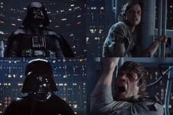 luke and darth vader conversation Meme Template