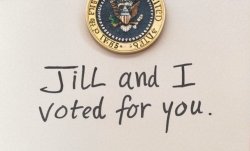 Joe Biden note to Donald Trump Meme Template