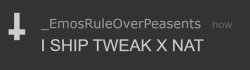 Jayce I ship Tweak X Nat Meme Template