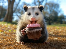 Cupcake Possum Meme Template