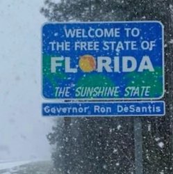 Florida snow Meme Template