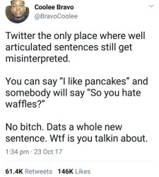 Twitter pancake and waffles Meme Template