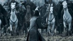 John Snow vs Cavalry charge Meme Template