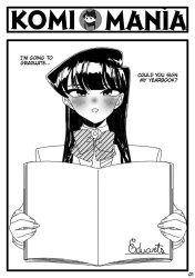 Komi Can't Communicate Meme Template