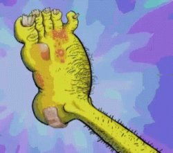 Spongebob foot Meme Template