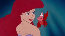 ariel and sebastian Meme Template