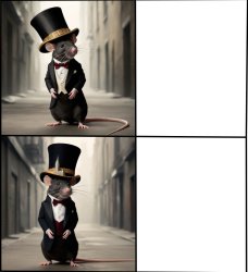 Sir Rat No/Yes Meme Template