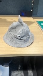 Shark Hat Mood Meme Template