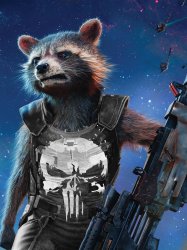 Rocket raccoon Meme Template