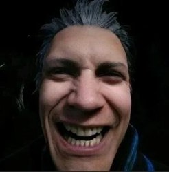 Vergil smile Meme Template