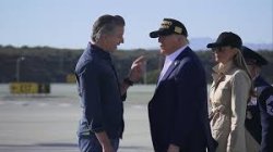 Newsom Points Finger at Trump Meme Template