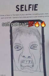 Self Portrait Meme Template