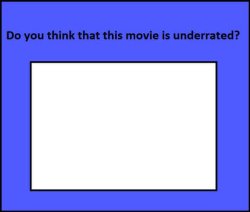 do you think that this movie is underrated ? Meme Template