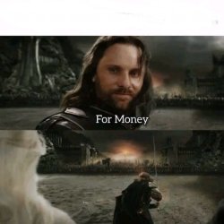 For money Meme Template