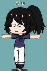 T-pose girl Meme Template