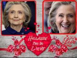 Hillary Heart Throb Beautiful Meme Template