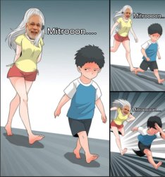 pm narendra modi mitro meme funny Meme Template