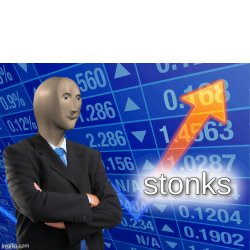 Stonks Meme Template