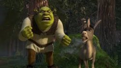 angry shrek with donkey Meme Template