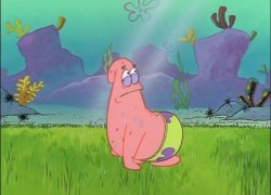 Patrick look right Meme Template