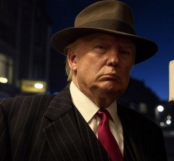 Donald J. Trump New York Mob Boss Criminal murderer Meme Template