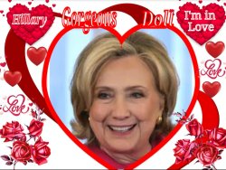 Hillary Heart Throb Meme Template