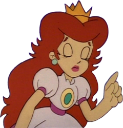 princess peach doing the mama luigi Meme Template
