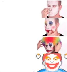 Balatro clown Meme Template