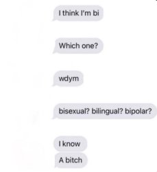 I think I’m bi Meme Template