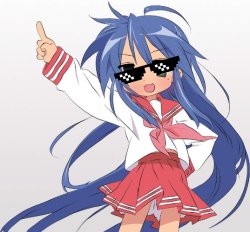 konata cool Meme Template