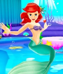 ariel happy pose Meme Template