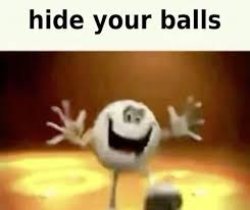 hide your balls Meme Template