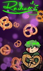 Radium Pretzel temp Meme Template