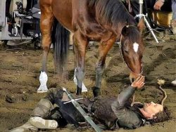 Viggo and his horse Meme Template