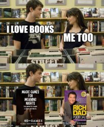 I love Books meme template Meme Template