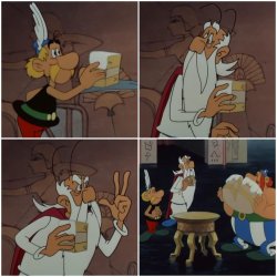 obelix three parts Meme Template