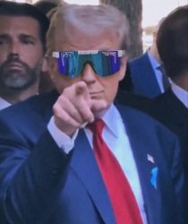 Trump ski glasses Meme Template