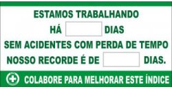dias trabalho sem acidentes Meme Template