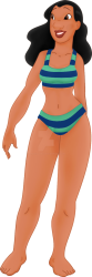 Nani Pelekai in her Bikini Meme Template