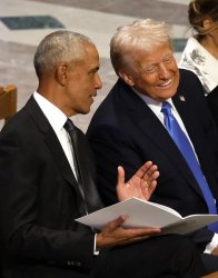 Obama and Trump Laughing Meme Template