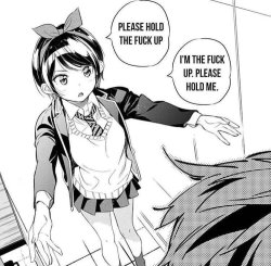 Anime Hold The Fuck Up Meme Template
