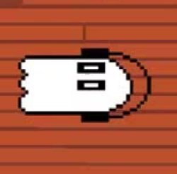 Napstablook laying down Meme Template