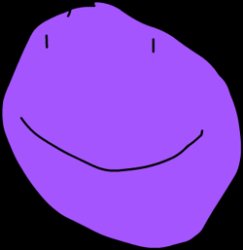 e.g. purple face Meme Template