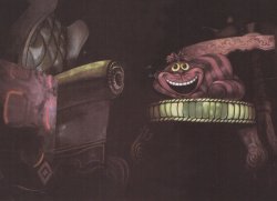 Cheshire Cat Alice in Wonderland ride 1961-1982 Meme Template